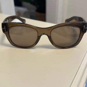 Tom Ford Cary TF 58 sunglasses Transparent Brown.